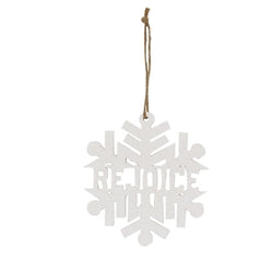 Sparkle Snowflake Word Ornament - 3 Styles