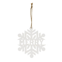 Sparkle Snowflake Word Ornament - 3 Styles