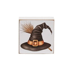 Welcome Scaredy Cats Mini Block Sign