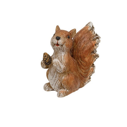 Resin Harvest Squirrel Statuary