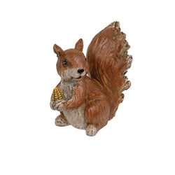 Resin Harvest Squirrel Statuary