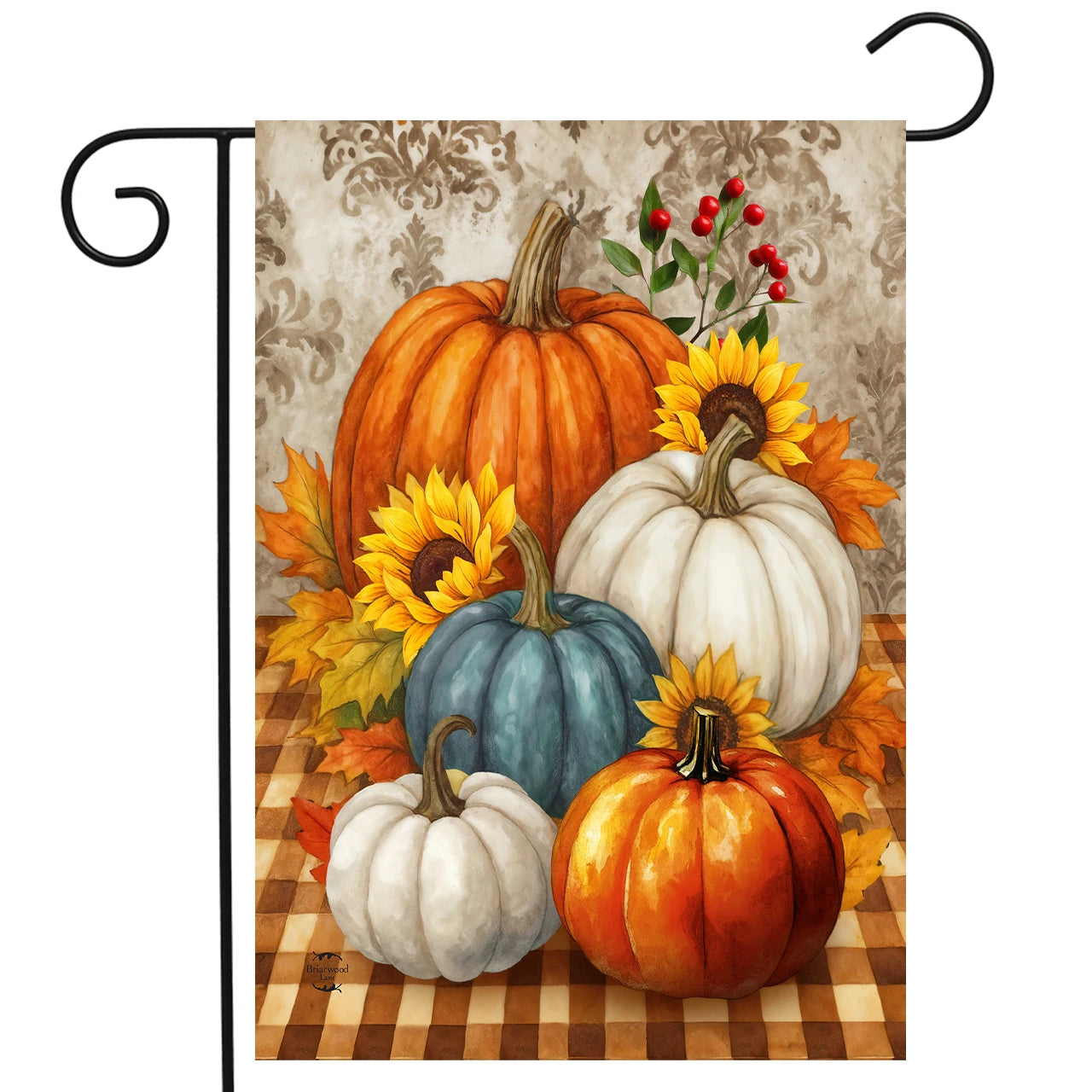 Pumpkin Harvest Fall Garden Flag