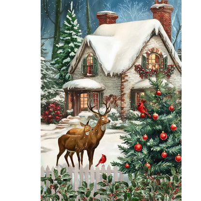 Winter Wonderland Home Garden Flag