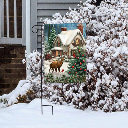 Winter Wonderland Home Garden Flag