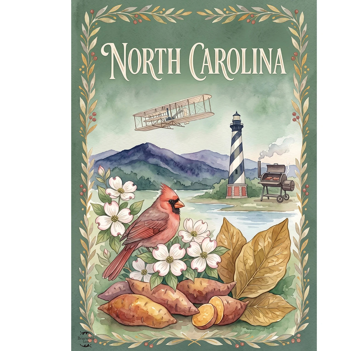 North Carolina State Pride Garden Flag
