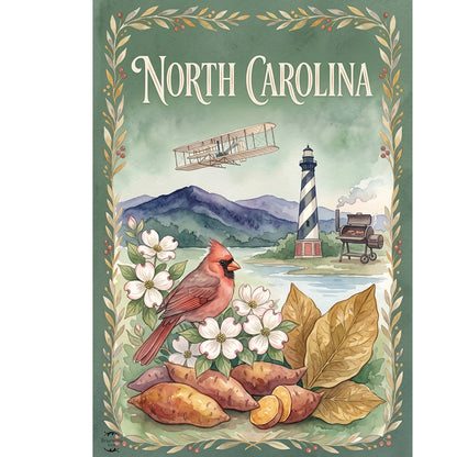 North Carolina State Pride Garden Flag