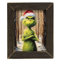 Grinch in the Woods Framed Wall Art