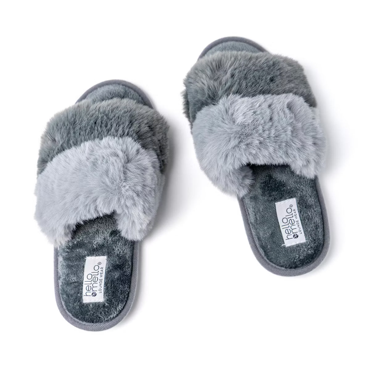 Hello Mello Cotton Candy Puff Slippers - Size and Color Options