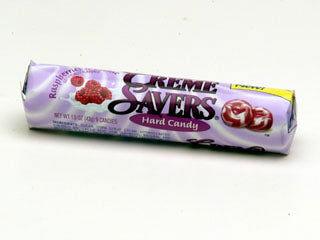 Creme Savers Raspberries & Creme Hard Candy, 1.76oz
