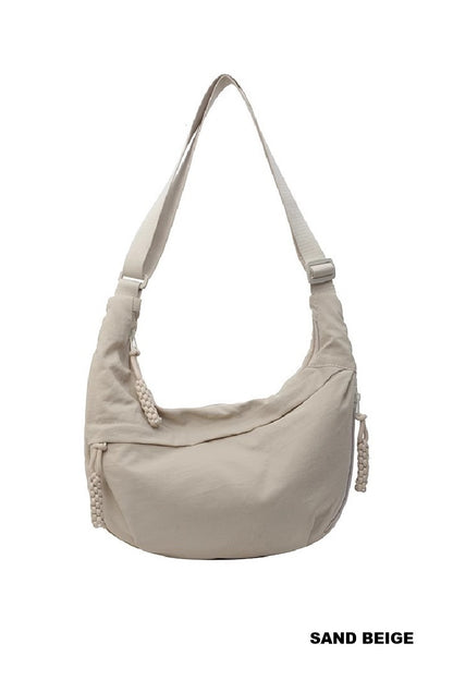 Large Crescent Crossbody Bag - Color Options