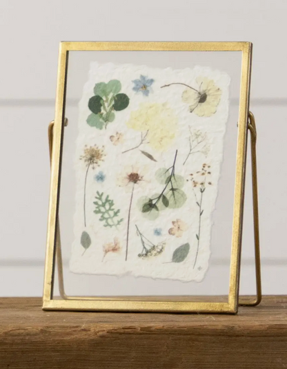 Pastel Pressed Flower Framed Art - 2 Designs