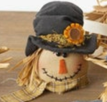 Scarecrow Head Ornaments