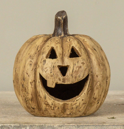 5.5" Beige Big Mouth Pumpkin
