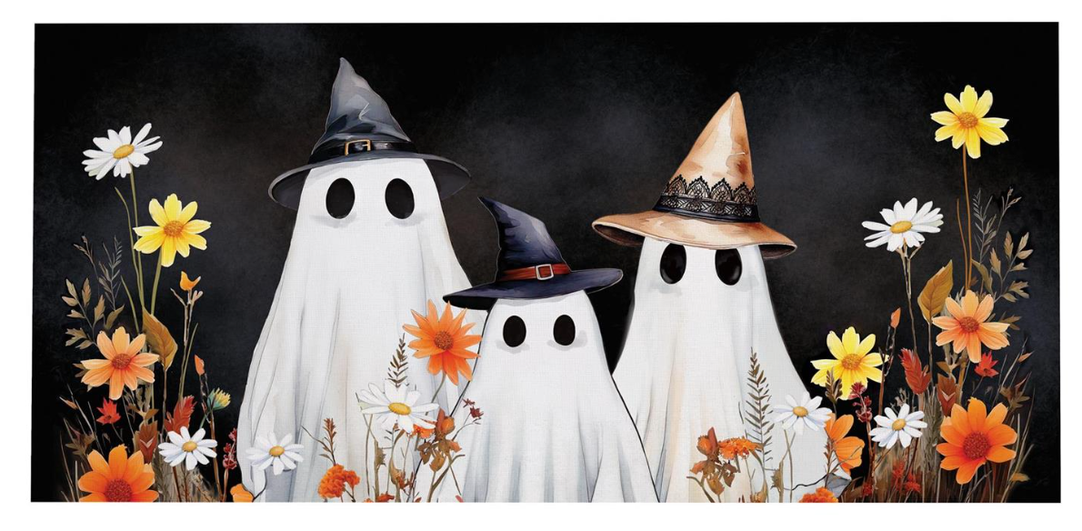 Halloween Ghost Family Sassafras Switch Mat Doormat Insert