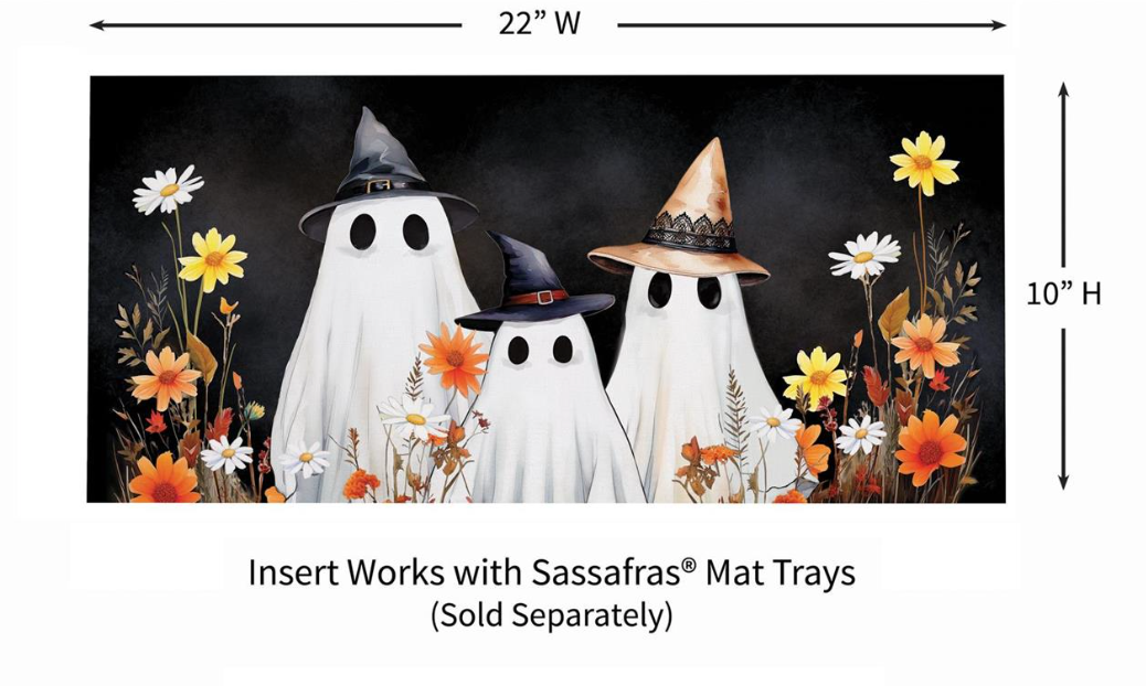 Halloween Ghost Family Sassafras Switch Mat Doormat Insert