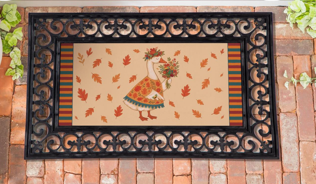Festive Goose Sassafras Switch Mat Doormat Insert