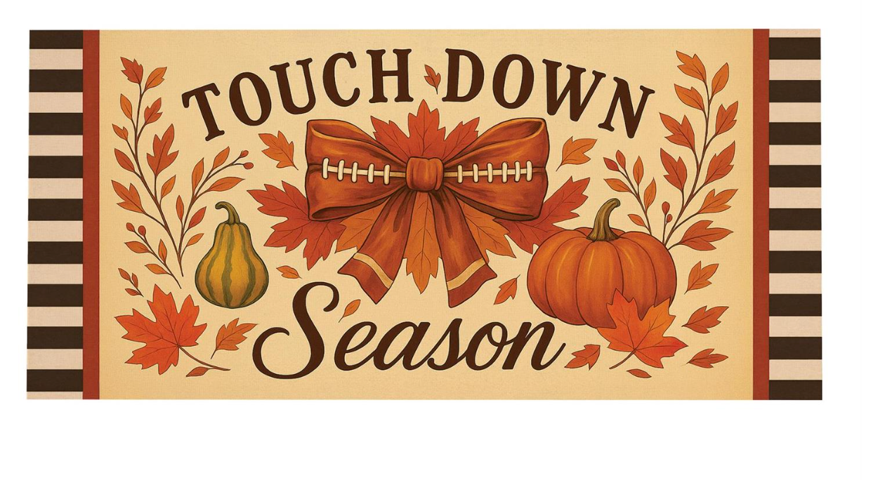 Touchdown Season Sassafras Switch Mat Doormat Insert