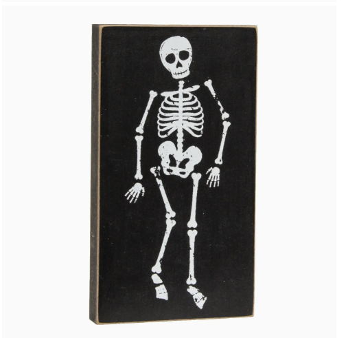 Enter If You Dare Halloween Decor Wooden Block Sign Sitter - 3 Options