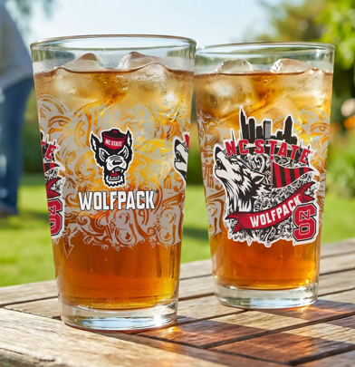 NC State Wolfpack 16oz Pint Glass - North Carolina State University