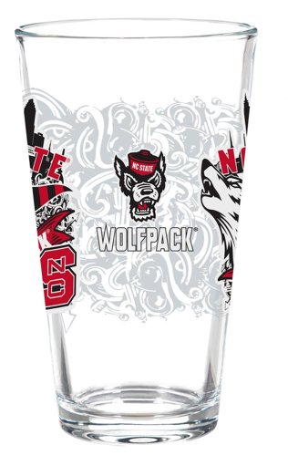 NC State Wolfpack 16oz Pint Glass - North Carolina State University