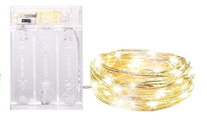 Battery Operated Fairy String Lights With Timer