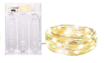 Battery Operated Fairy String Lights With Timer