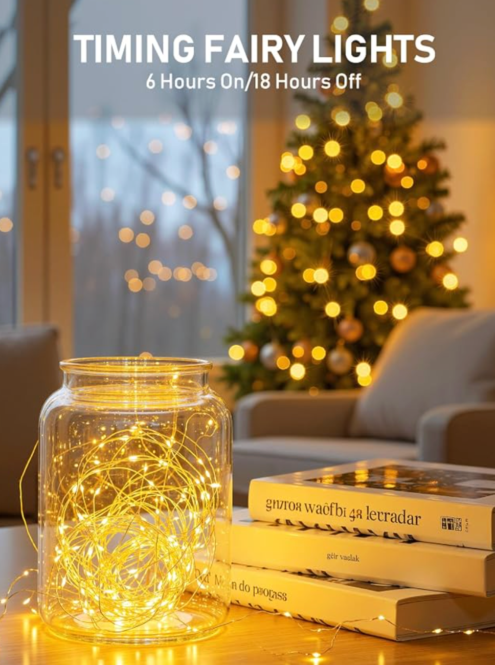 Battery Operated Fairy String Lights With Timer
