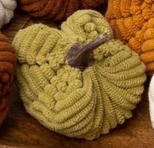 Mini Corduroy Harvest Pumpkins - 4 Color Choices