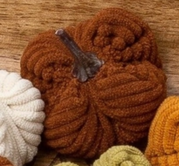 Mini Corduroy Harvest Pumpkins - 4 Color Choices