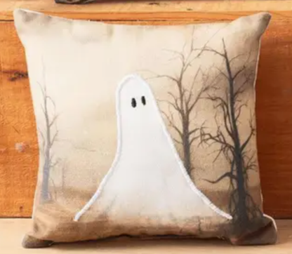 Dilly Dallying Ghost - Mini Halloween Pillows