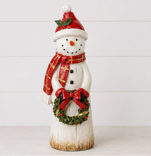 Enjoying Nature Snowman Tabletop Figure - 2 Options