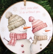Snowy Ever After Snowman Ornaments - 3 Options