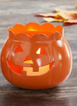 Jack-O-Lantern Candle Holder - 3 Color Options