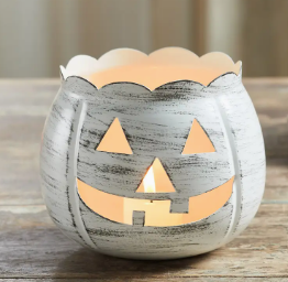 Jack-O-Lantern Candle Holder - 3 Color Options
