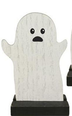 The Boo Crew Wooden Ghosts Tabletop Decor - 3 Sizes