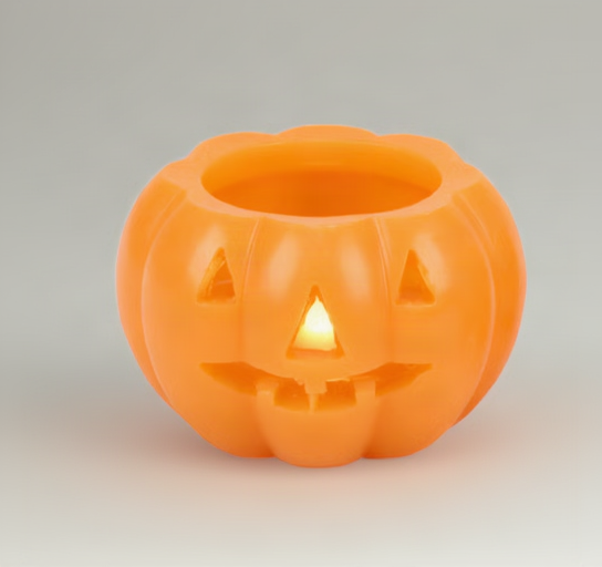 Jack O Lantern Flameless Mini Candle - LED with 6 Hour Timer