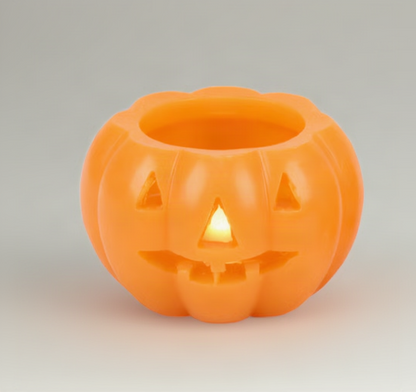 Jack O Lantern Flameless Mini Candle - LED with 6 Hour Timer