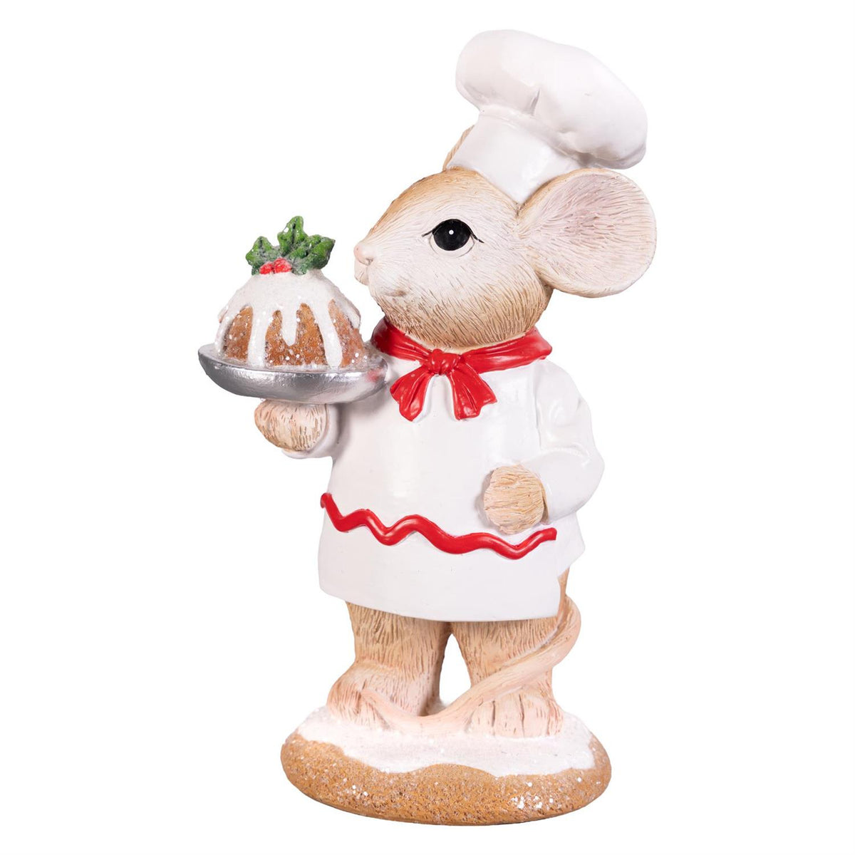 Twas the Night Before Christmas Resin Baking Mouse Statuary - 2 Designs