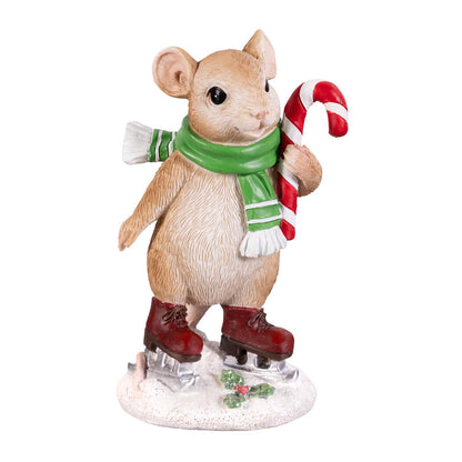 Twas the Night Before Christmas Resin Mouse Statuary - 3 Designs