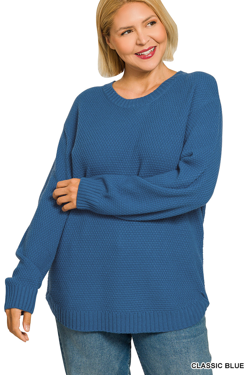 Round Neck Everyday Sweater - Color Options