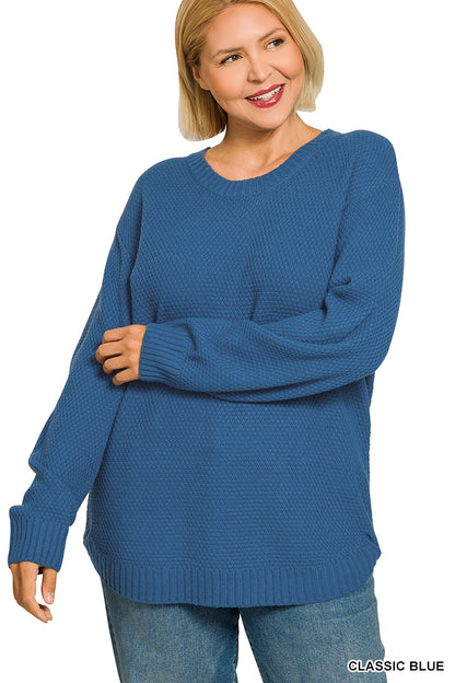 Round Neck Everyday Sweater - Color Options