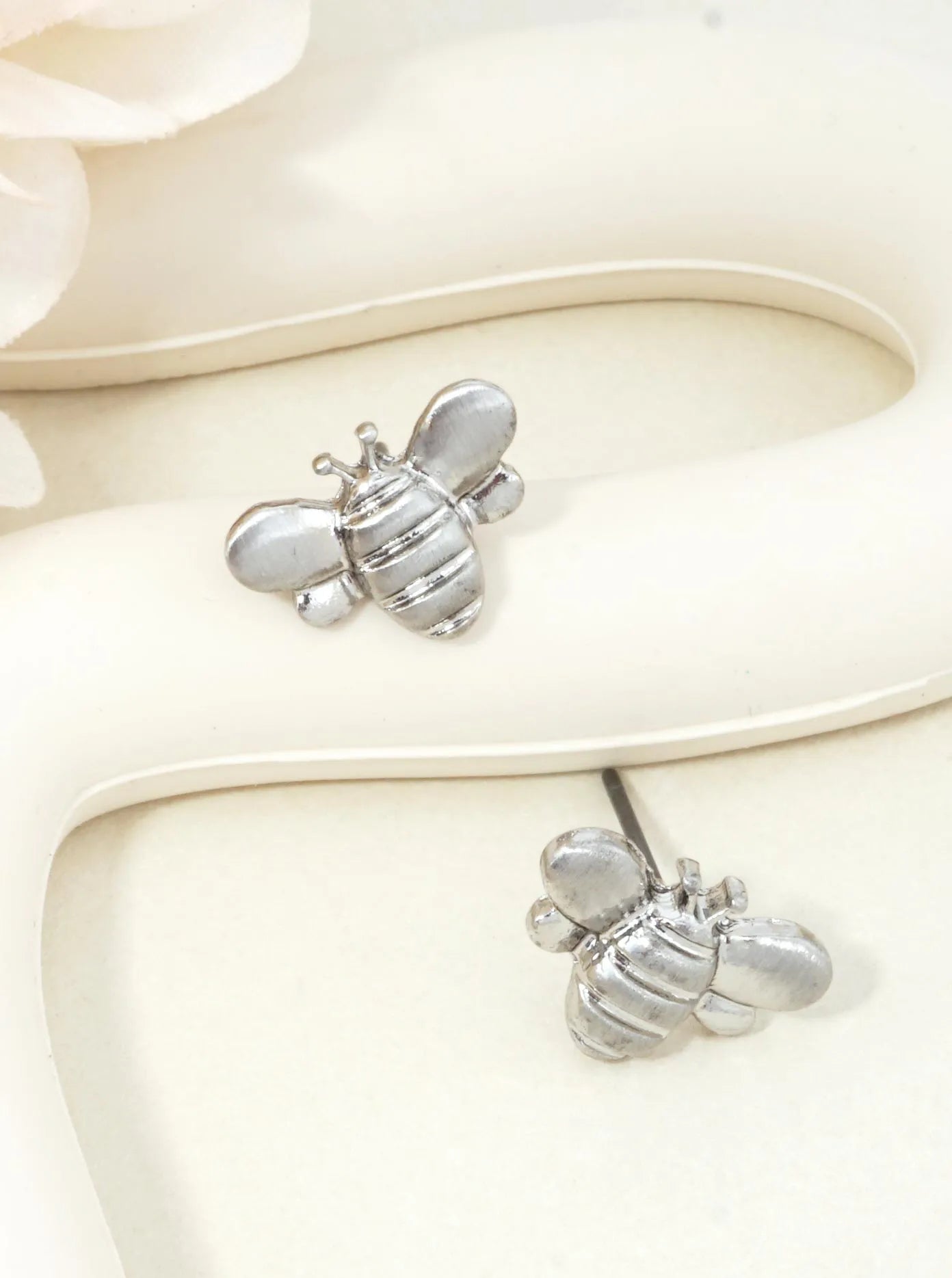 Matte Bee Stud Earrings
