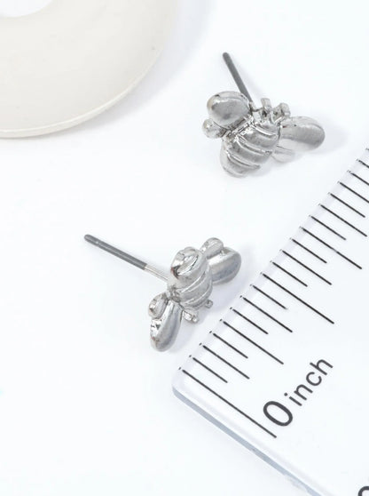 Matte Bee Stud Earrings
