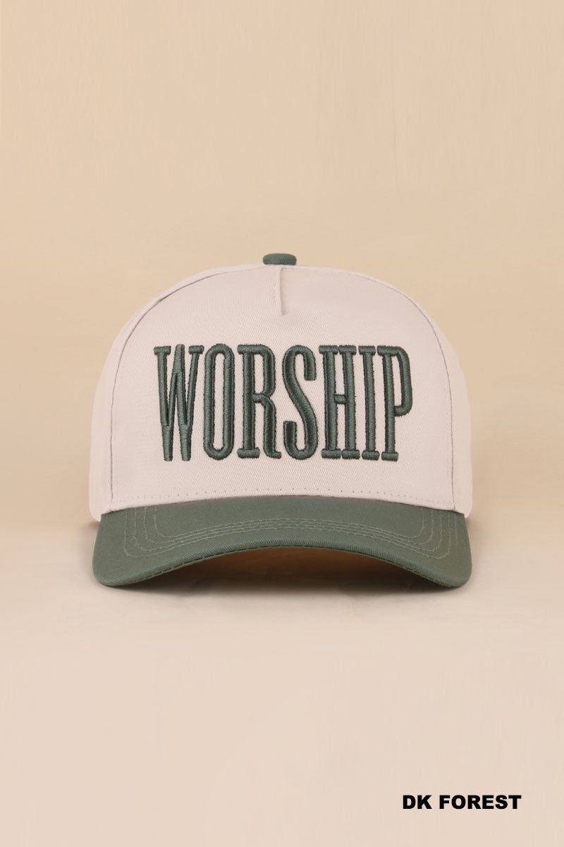 Worship Two Tone Hat - Color Options