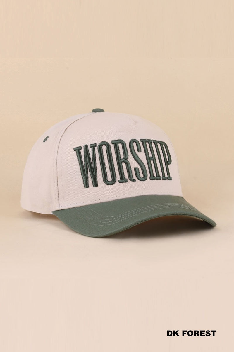 Worship Two Tone Hat - Color Options
