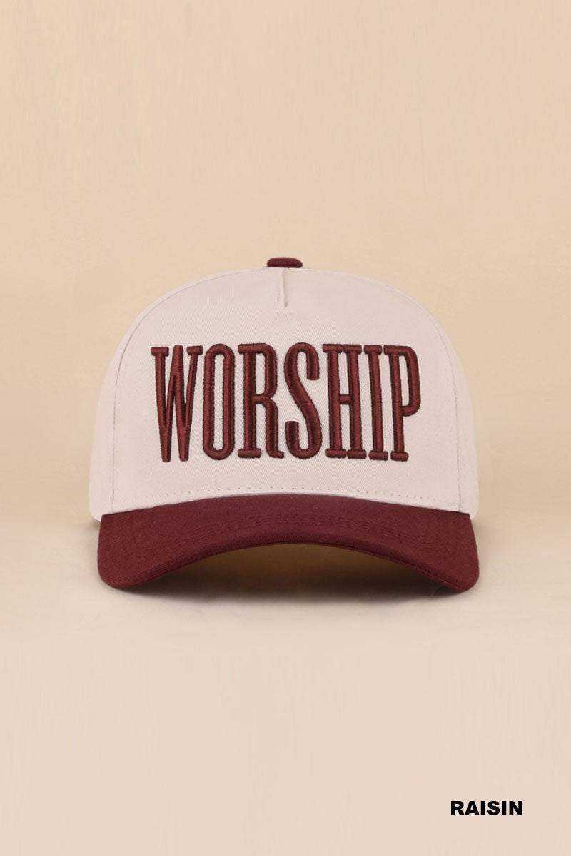 Worship Two Tone Hat - Color Options