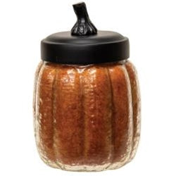 Pumpkin Shaped Jar Candle