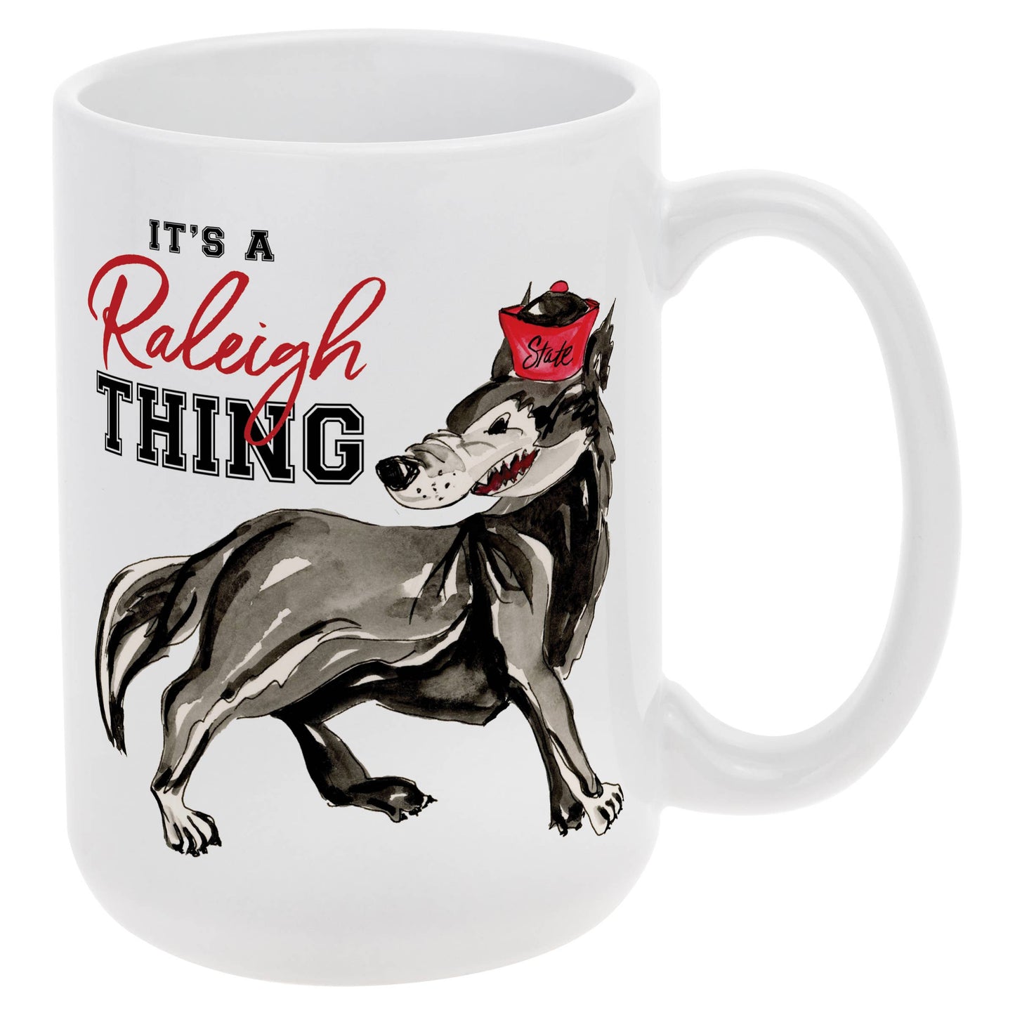 Red Wolf NC State Collegiate Ceramic Mug