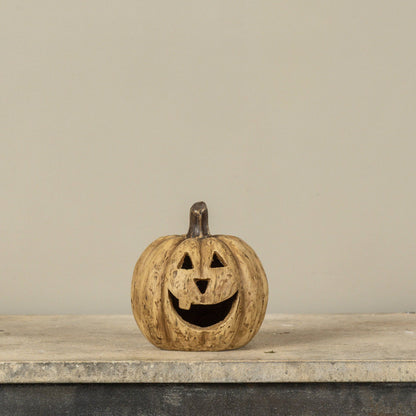 5.5" Beige Big Mouth Pumpkin