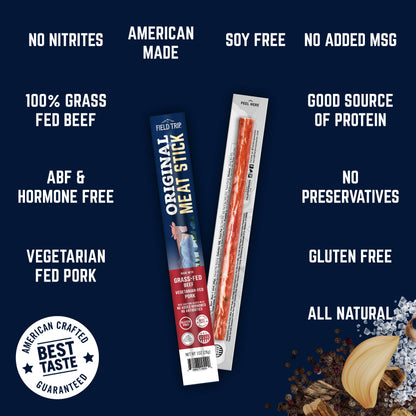 Field Trip Original Meat Stick (1oz) Grass Fed Beef and Pork